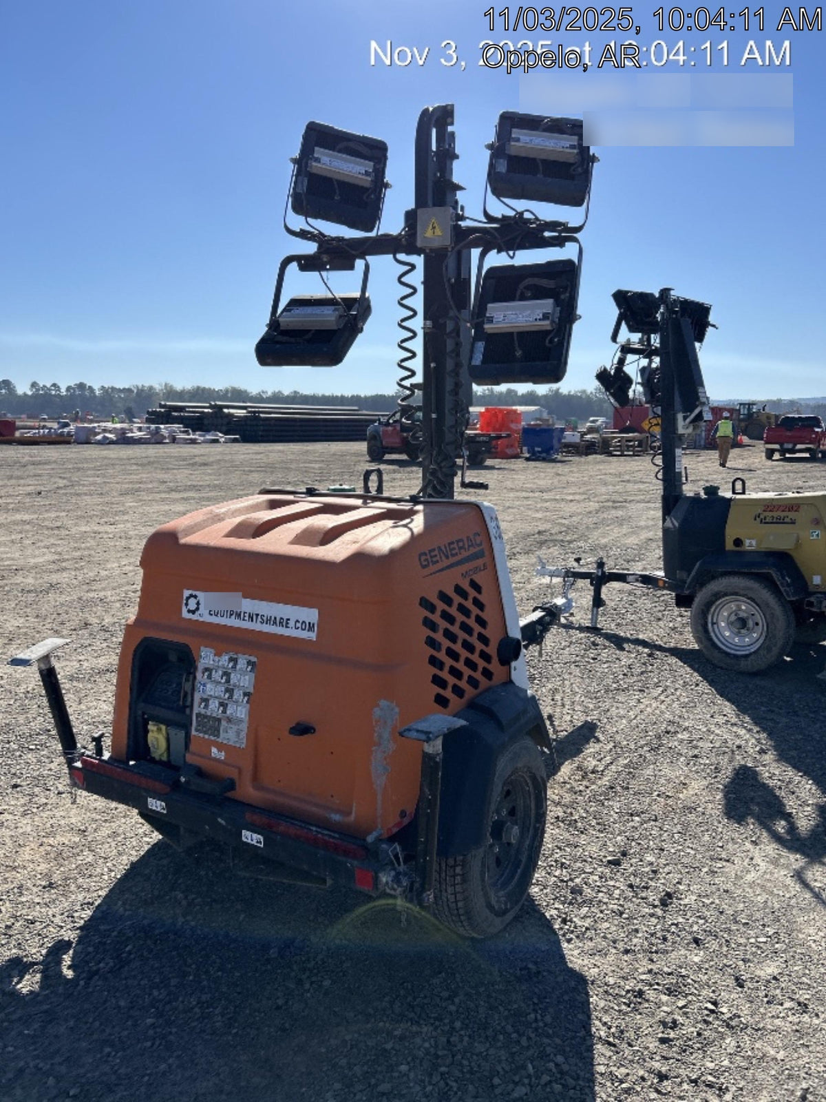 2023 Generac MLT2 Diesel, Flex Switch 120V Input, Powerzone Controller, (4) 320W LED Lights, 4kW Generator, 39.9 Gal Fuel Tank, 2" Ball, T3