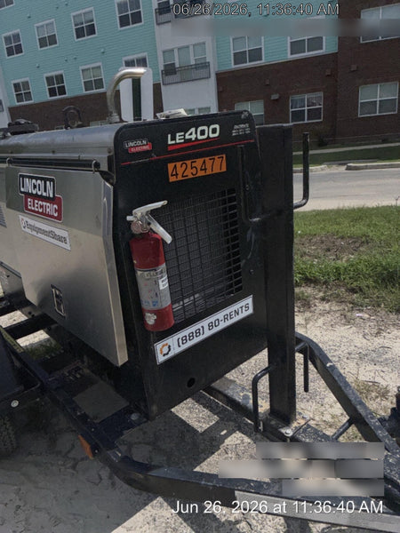 2024 Lincoln Electric LE400 Kubota V1505, Trlr, Cable Rack, Light Kit, ES Decals, T3