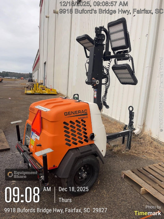 2024 Generac MLT6SKDS-STD4 ELEC WINCH Diesel, Electric Winch Mast, Powerzone Controller, (4) 320W LED Lights, 4kW Generator, 39.9 Gal Fuel Tank, 2" Ball, T3