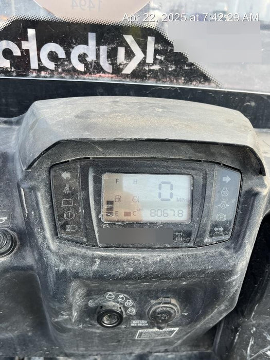 2022 Kubota RTV-X1140W-H Plastic Canopy, Windshield Acrylic Clear, LED Strobe Light, Wire Harness Kit, Back up Alarm