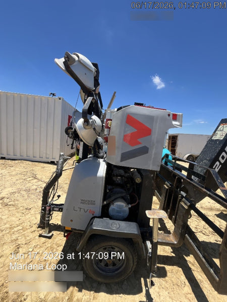 2019 Wacker Neuson LTV6L-MH Mobile Light Tower w/Fuel Level Sensor Installed