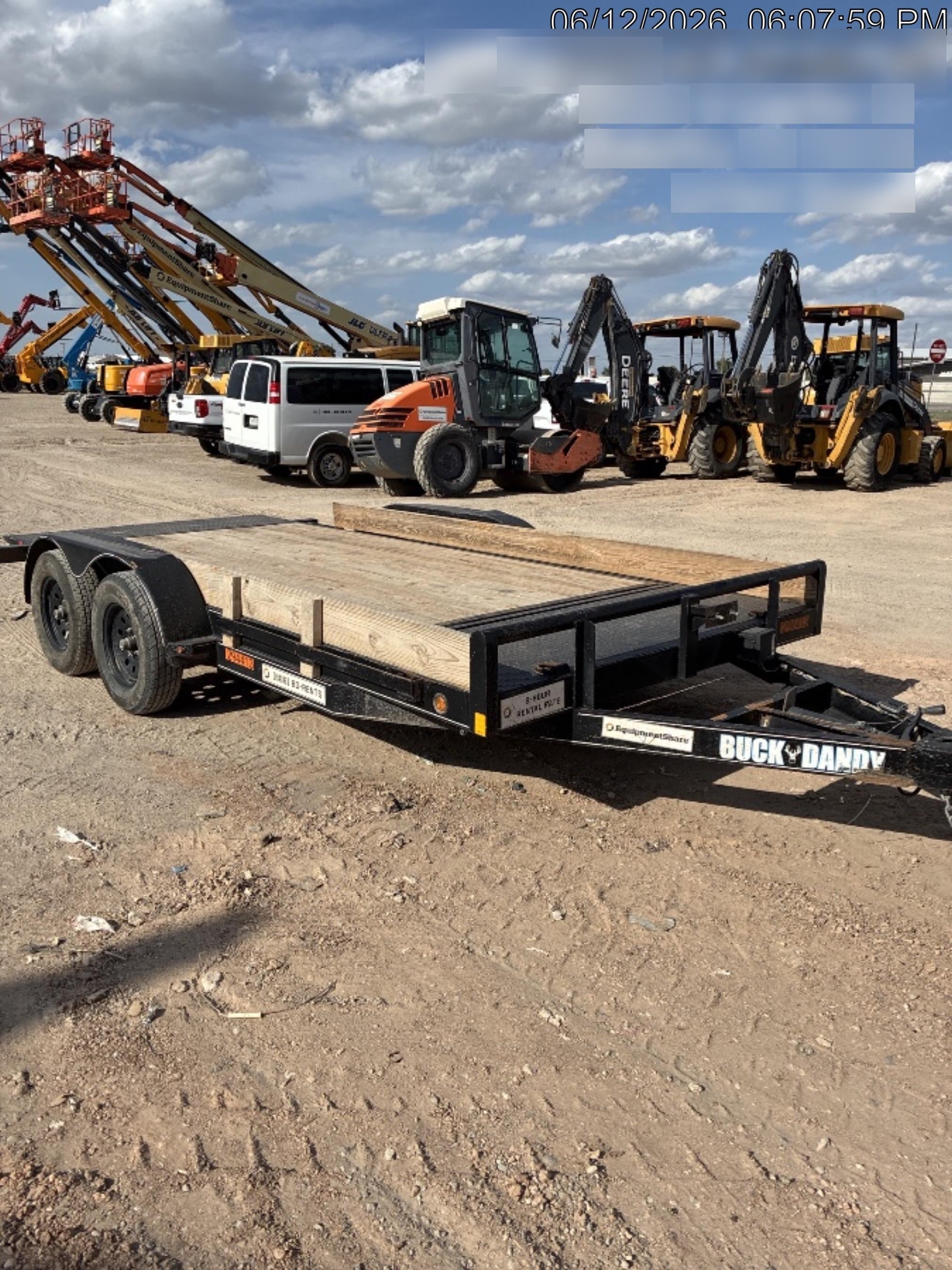 2023 BUCK DANDY 16' Light Duty Tilt Car Hauler