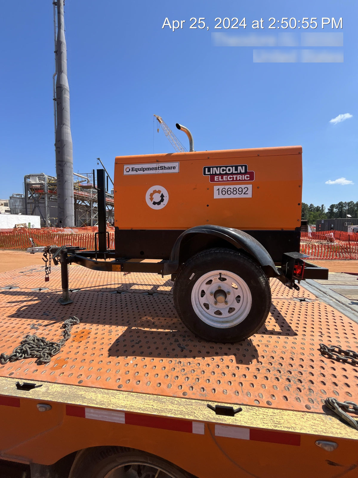 2021 Lincoln Electric Vantage 322 Vantage 322 Ready Pak 3 w/ Decals, ORANGE (includes trailer, cable rack, fender light kit) NO Telematics