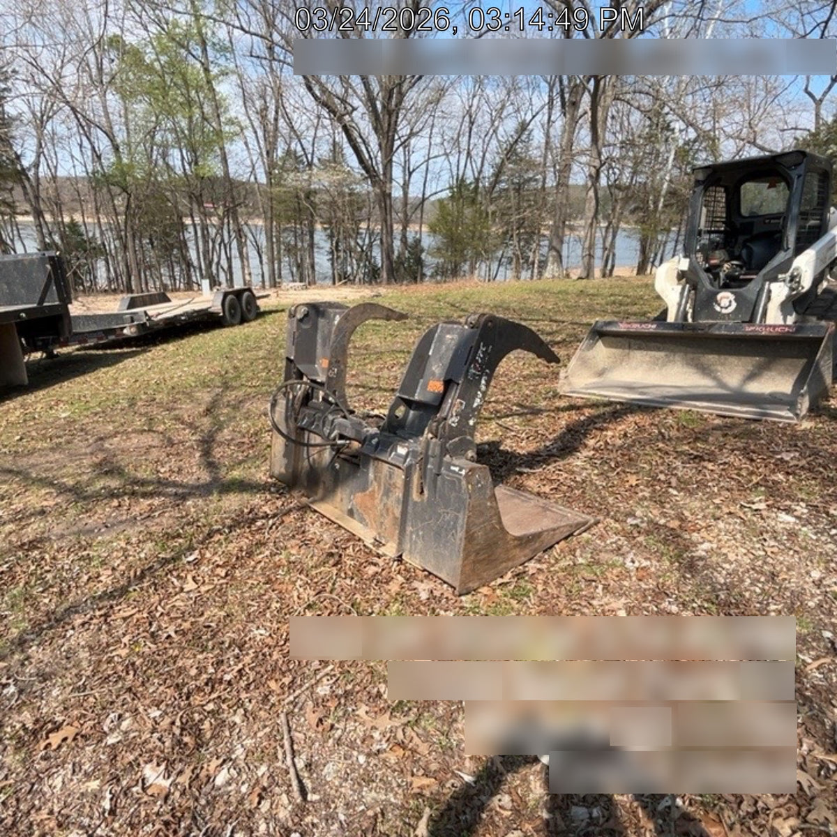 2018 PALADIN 76" Scrap Grapple Bucket - Paladin