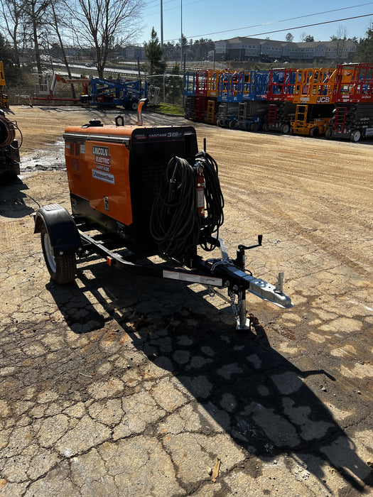 2021 Lincoln Electric Vantage 322 Vantage 322 Ready Pak 3 w/ Decals, ORANGE (includes trailer, cable rack, fender light kit) NO Telematics