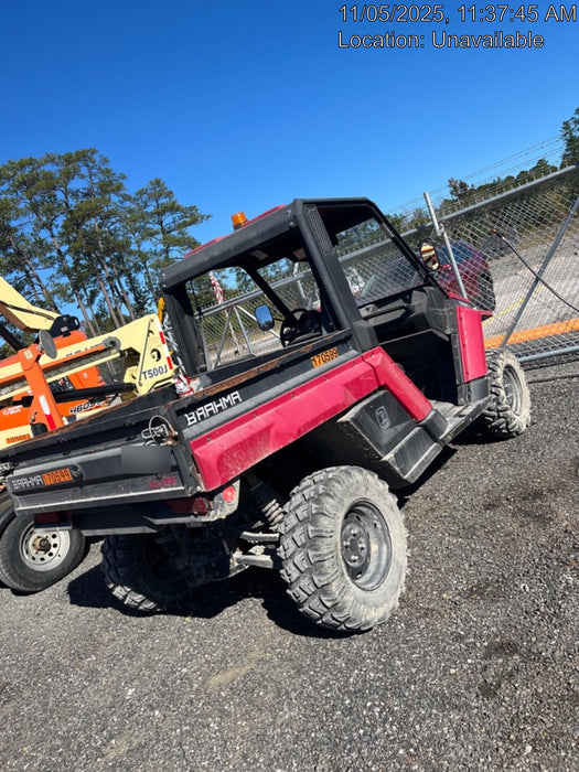 2021 Yanmar YU1000 Canopy, Steel Wheel, Poly WindShield, Beacon, Backup Alarm