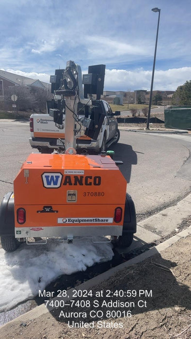2023 Wanco WLTT-4MM4K Diesel, Deep Sea Controller, Shore Power Plug, Auto Start, (4) 350W LED Floodlights, 4kW Generator, 60 Gal Fuel Tank, 2" Ball, T3