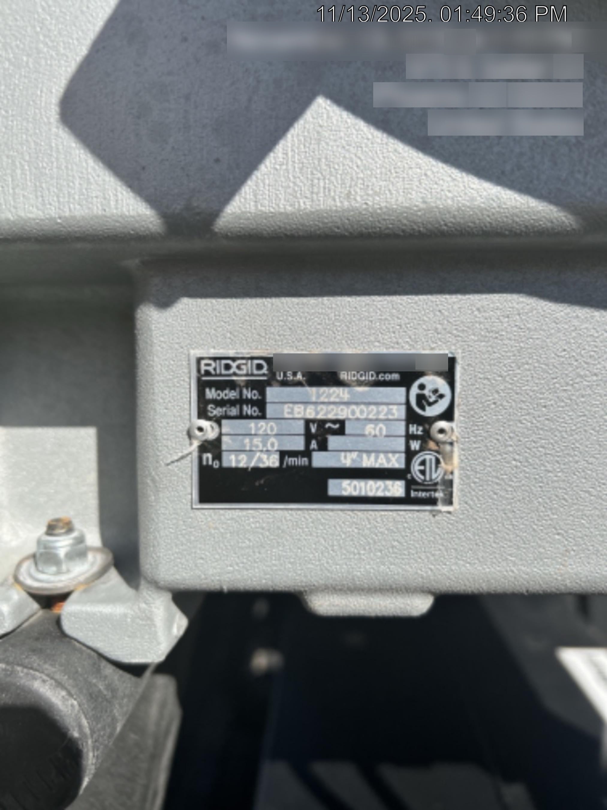 2024 RIDGID 1224