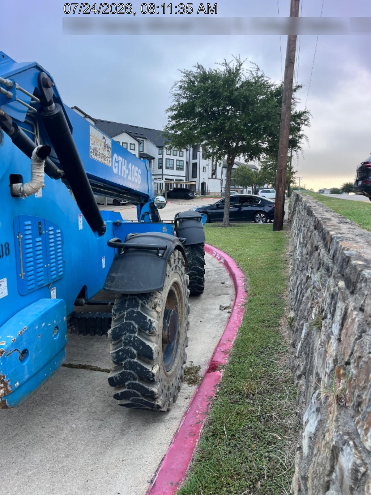 2017 Genie GTH-1056 Genie GTH1056, Solid Tires, 60" carriage, Light Kit, Open ROPS