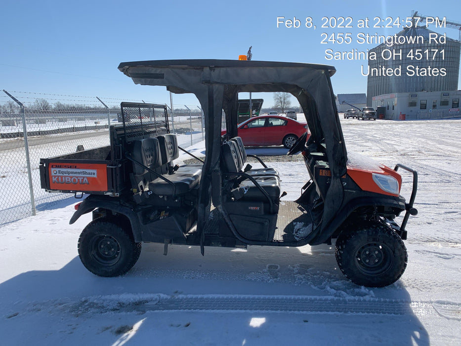 2020 Kubota RTV-X1140W-H 4WD, LED Strobe, Windshield Acrylic Clear, Plastic Canopy, Wire Harness Kit, Backup Alarm