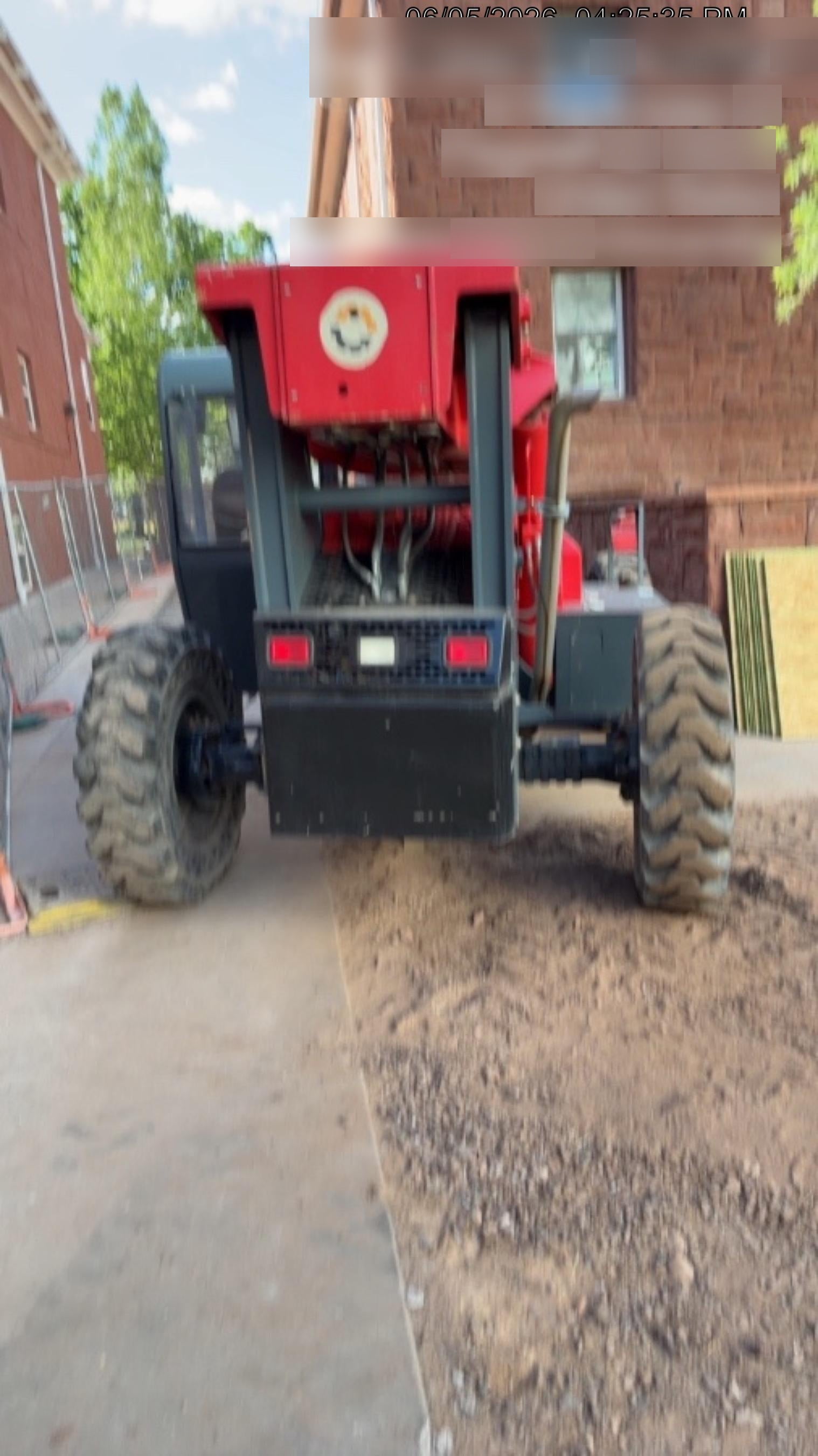 2019 Manitou MTA8044 MTA 8044 - 74 HP T4, Canopy, Worklights/Strobe, Beacon, 66" Carriage, 48" Forks, Solid Tires, Lift Hook, Aux Hydraulics