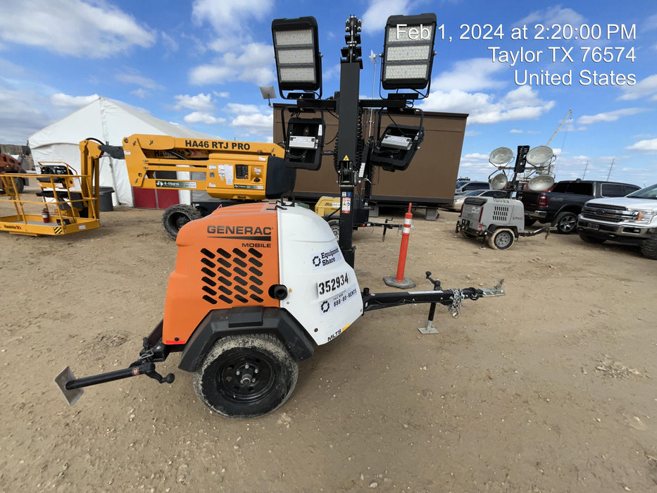 2023 Generac MLT2 Diesel, Flex Switch 120V Input, Powerzone Controller, (4) 320W LED Lights, 4kW Generator, 39.9 Gal Fuel Tank, 2" Ball, T3