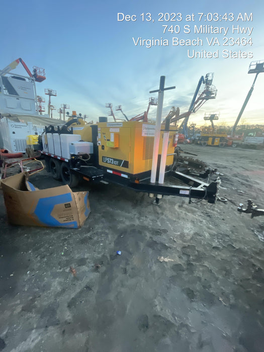 2022 Vac-Tron LP573XDT T4 Koehler Diesel Engine, 500 Gallon Debris Tank, x2 100 Gallon Water Tanks