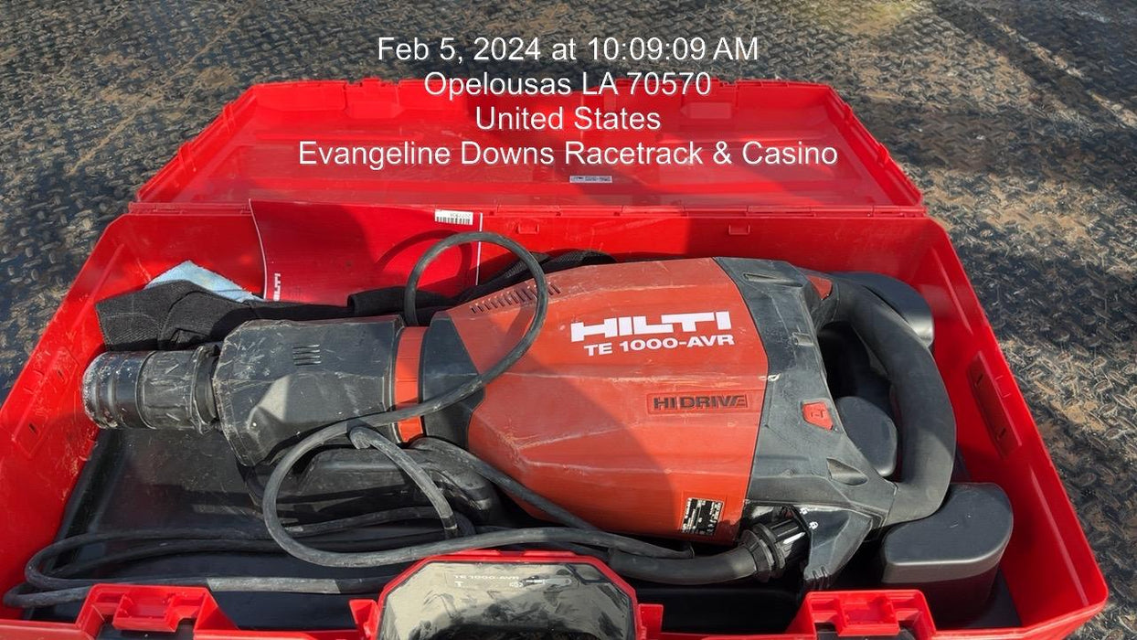 2019 HILTI TE 1000-AVR