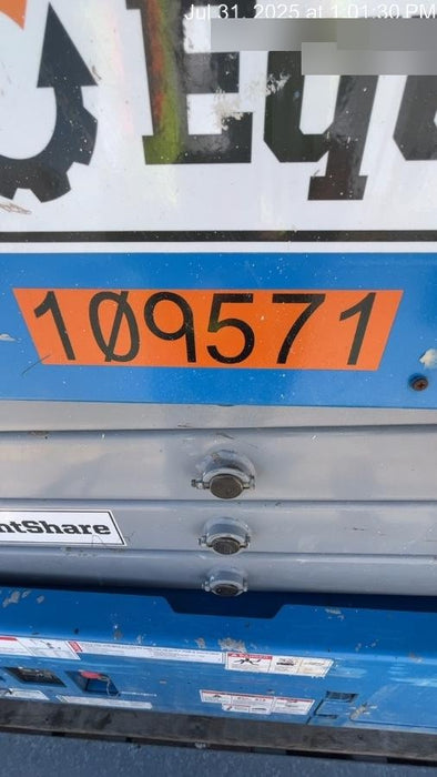 2020 Genie GS-2632 Solid NM Tires, Folding Rails with Half-Height Swing Gate, Beacon