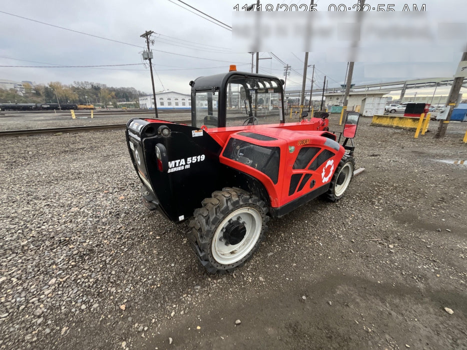 2020 Manitou MTA5519 Canopy, Solid Tires, Work Lights, Beacon, Aux Hydraulics, Back up Alarm, Mirrors, ES Keypad