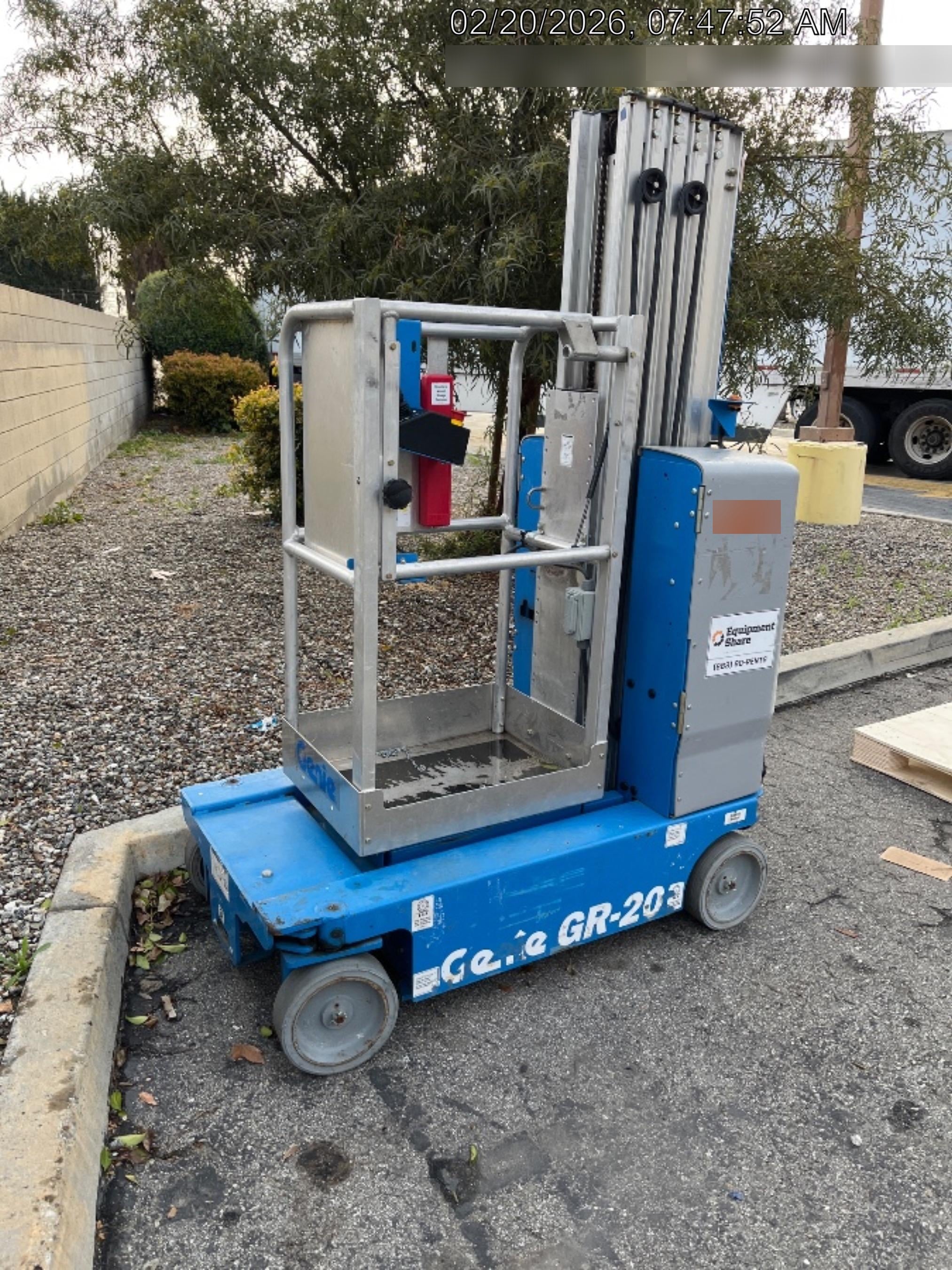 2020 GENIE GR-20