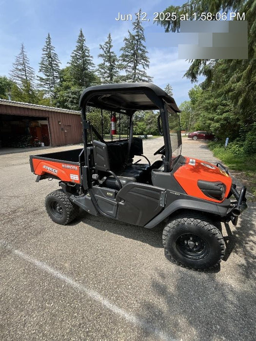2019 Kubota RTV-XG850WL-H 4wd Utility Cart, Gas, 2 Seat, LED Strobe, Windshield Tempered Glass, Plastic Canopy, Wire Harness Kit, Backup Alarm