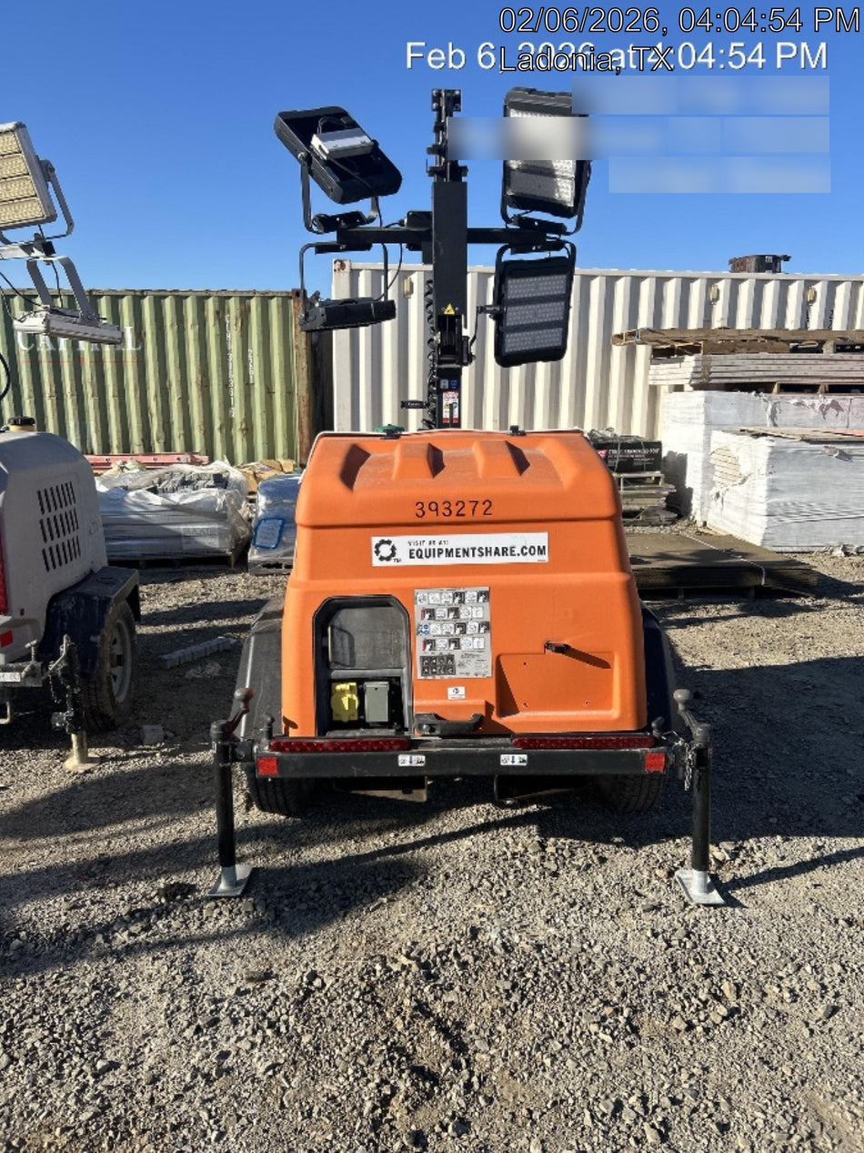 2024 Generac MLT2 Diesel, Flex Switch 120V Input, Powerzone Controller, 
(4) 320W LED Lights, 4kW Generator, 39.9 Gal Fuel Tank, 2" Ball, T3