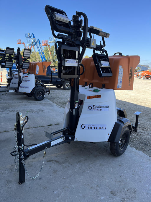 2023 Generac MLT2 Diesel, Flex Switch 120V Input, Powerzone Controller, 
(4) 320W LED Lights, 4kW Generator, 39.9 Gal Fuel Tank, 2" Ball, T3