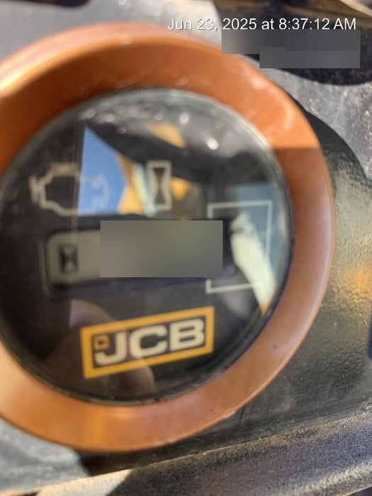 2019 JCB 510-56 74 HP w/Open ROPS, Beacon, Aux Hydraulics, Worklights, Solid Tires w/60" Carriage/Forks