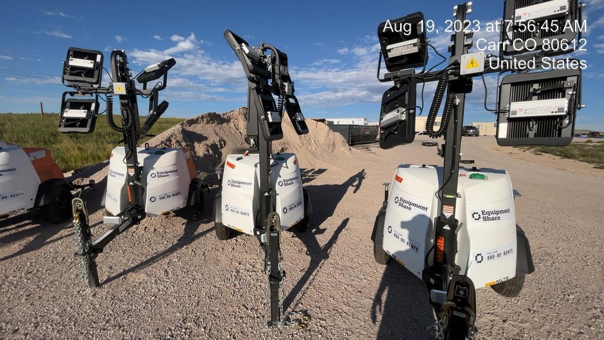 2023 Generac MLT2 Diesel, Flex Switch 120V Input, Powerzone Controller, (4) 320W LED Lights, 4kW Generator, 39.9 Gal Fuel Tank, 2" Ball, T3