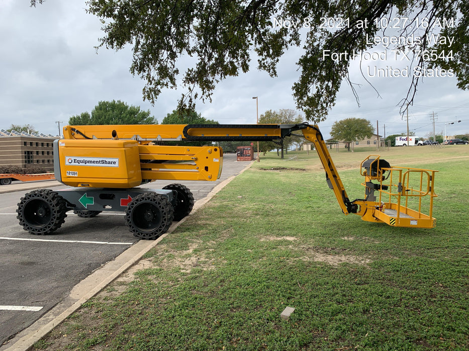 2020 Haulotte HA61RTJ PRO DSL, 4WD, Sld Tires, Bcn