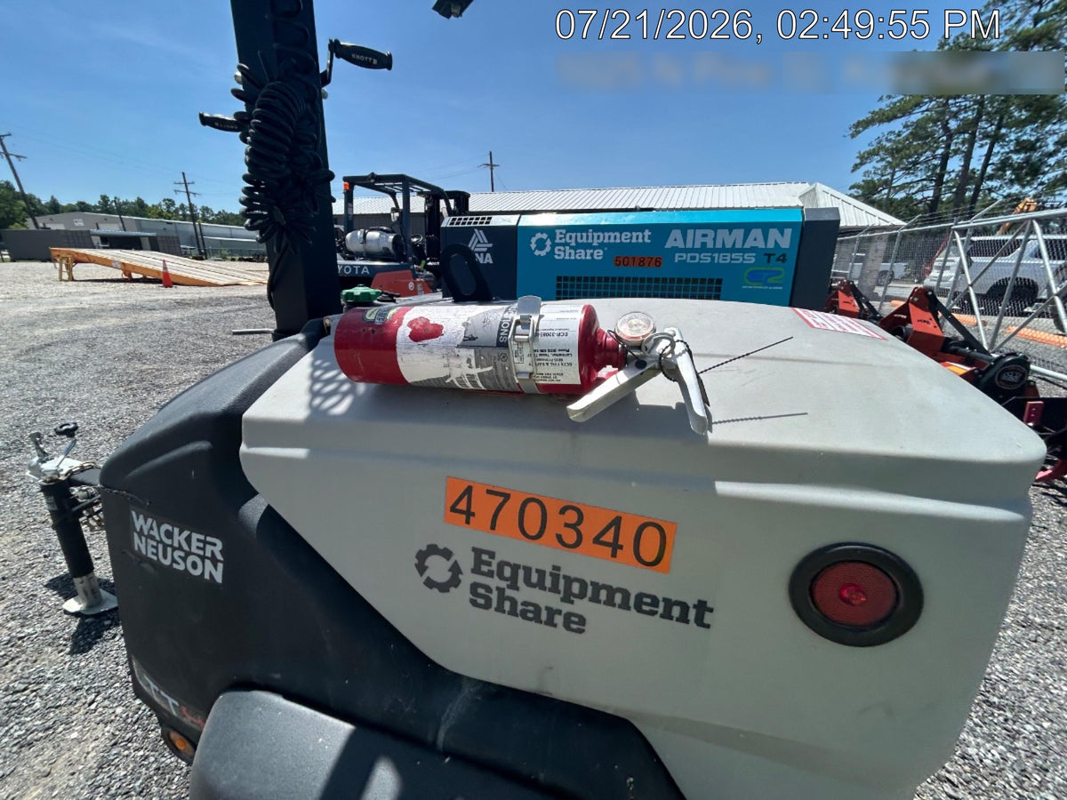 2024 Wacker Neuson LTT4 Diesel, Kohler KDW702, Deep Sea Controller, Auto Start, LED 320W, Bypass Outlet, T3