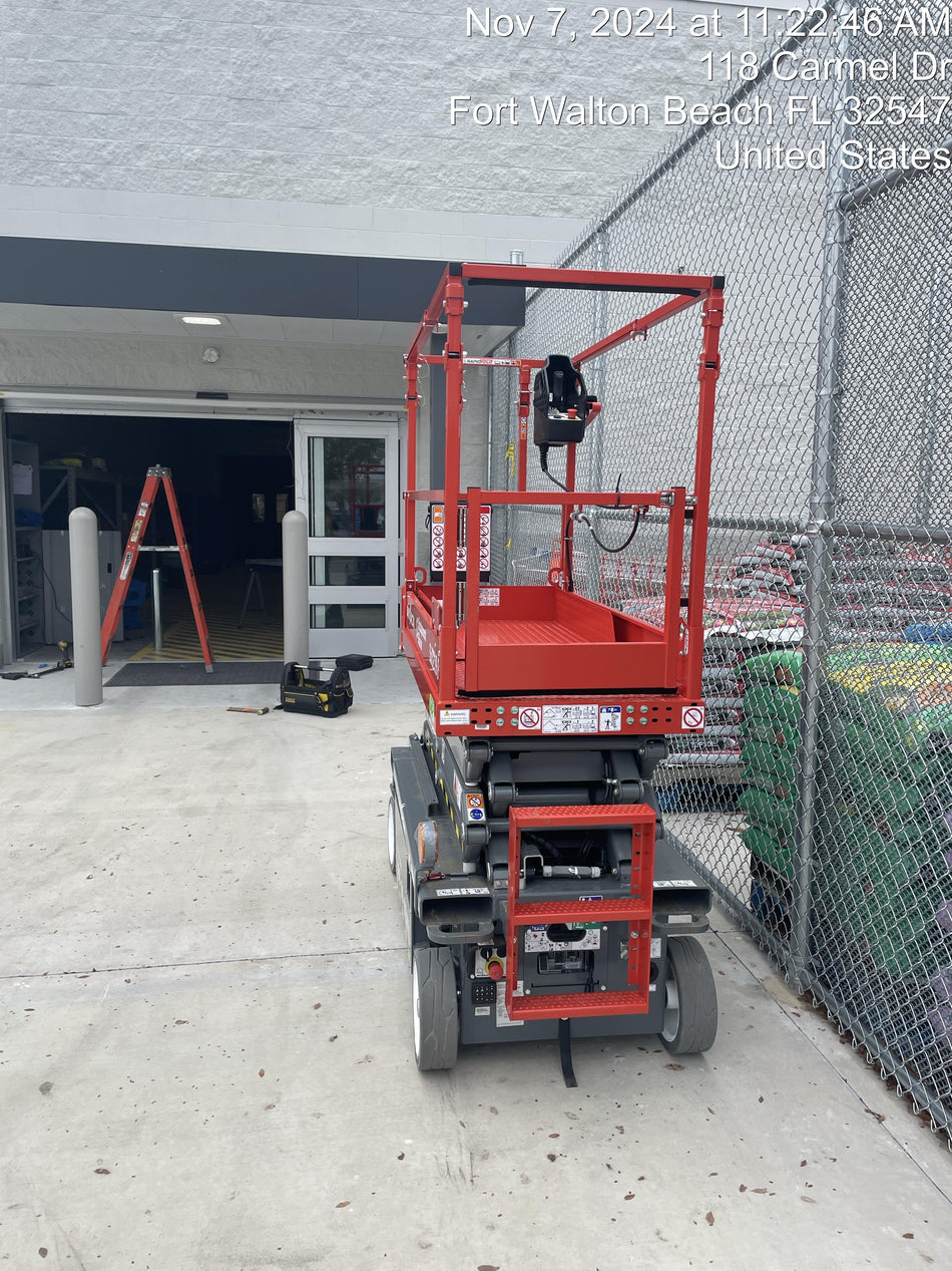 2024 Skyjack SJ3219 Electric Drive, Sld NM Tires, DBcns, RFRails, Power to Platform, T3 + Access Control