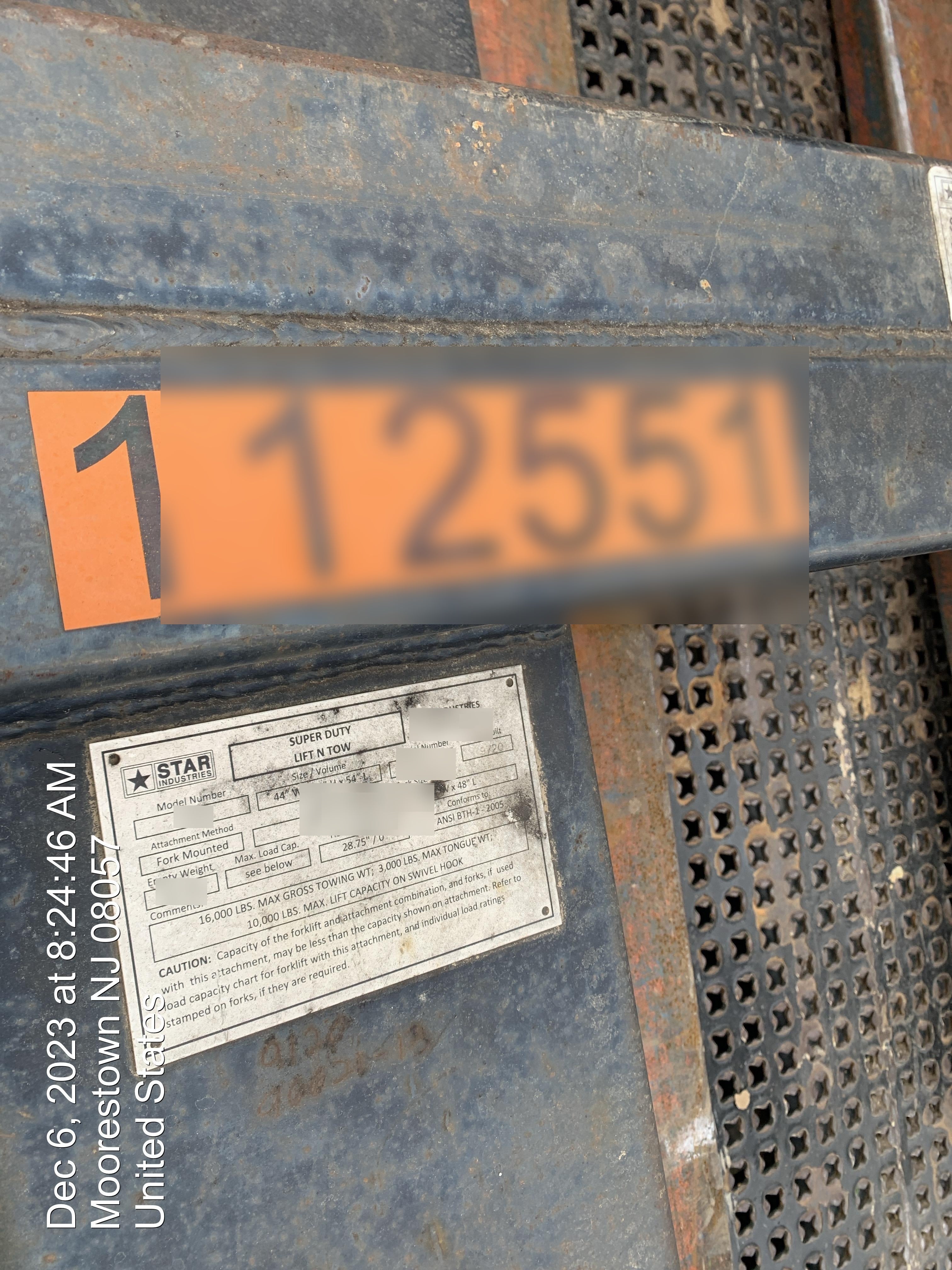 2020 STAR INDUSTRIES 1395B