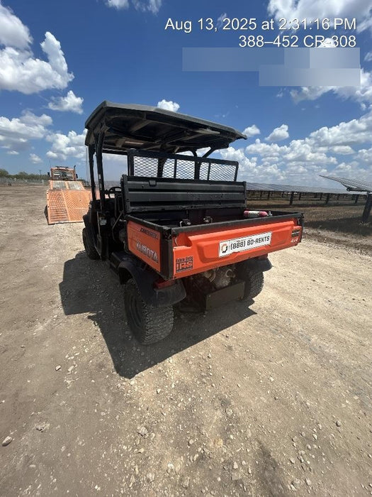 2020 Kubota RTV-X1140 4 Seat UTV, 4WD, Canopy, Standard Rental Spec