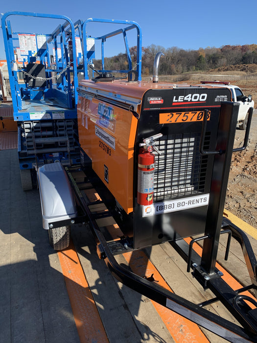 2022 Lincoln Electric LE400 Kubota V1505, Trlr, Cable Rack, Light Kit, ES Decals, T3