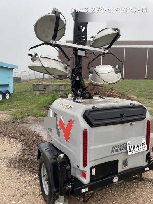 2018 Wacker Neuson LTV6L-MH Wacker Neuson LTV6L Mobile Light Tower w/Fuel Level Sensor Installed