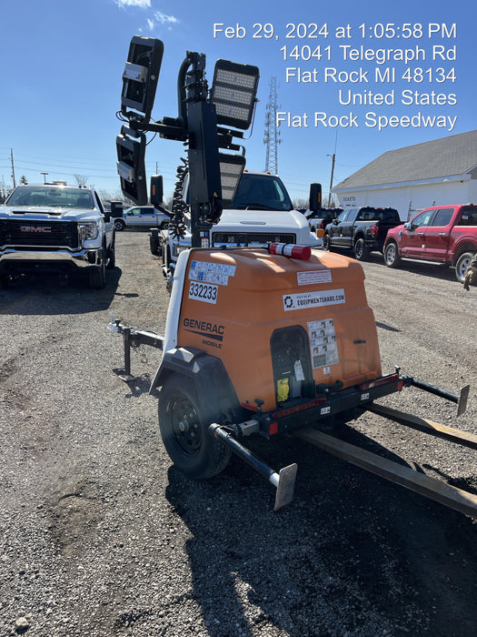 2023 Generac MLT2 Diesel, Flex Switch 120V Input, Powerzone Controller, (4) 320W LED Lights, 4kW Generator, 39.9 Gal Fuel Tank, 2" Ball, T3