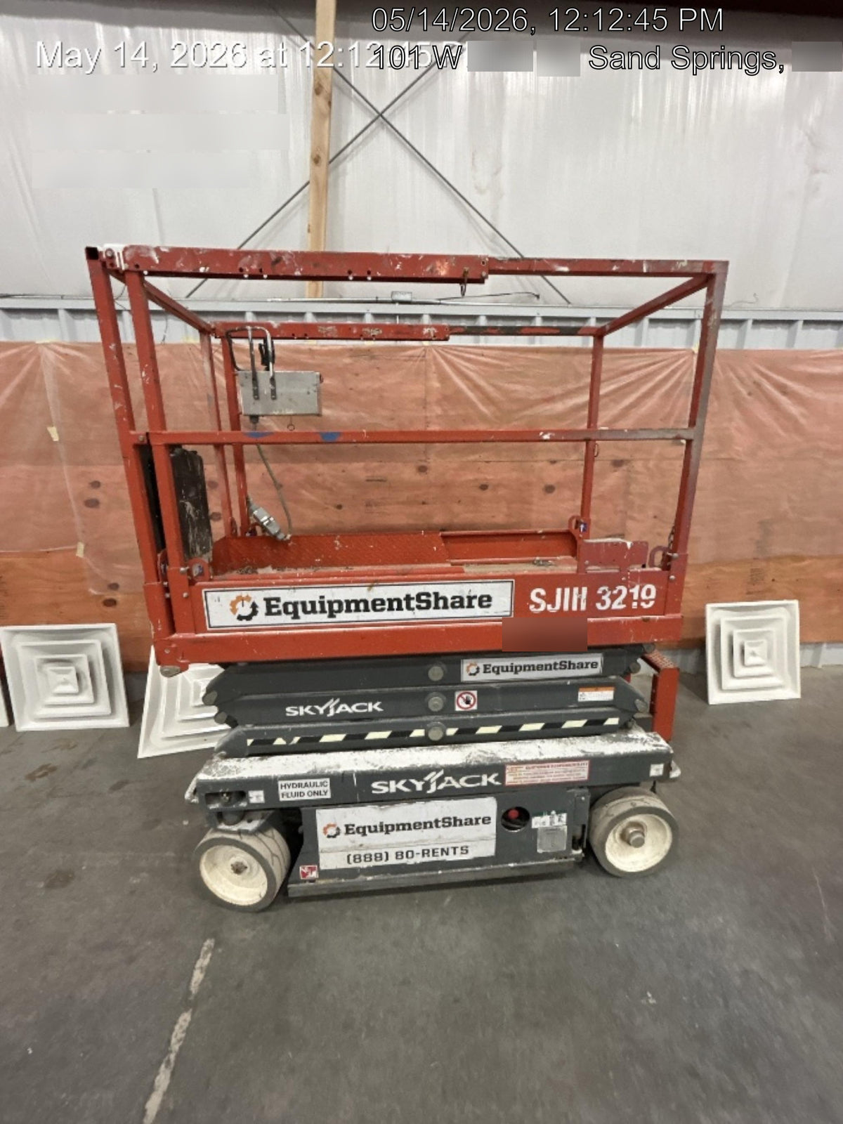 2019 Skyjack SJIII-3219 Standard Options, Trojan Batteries