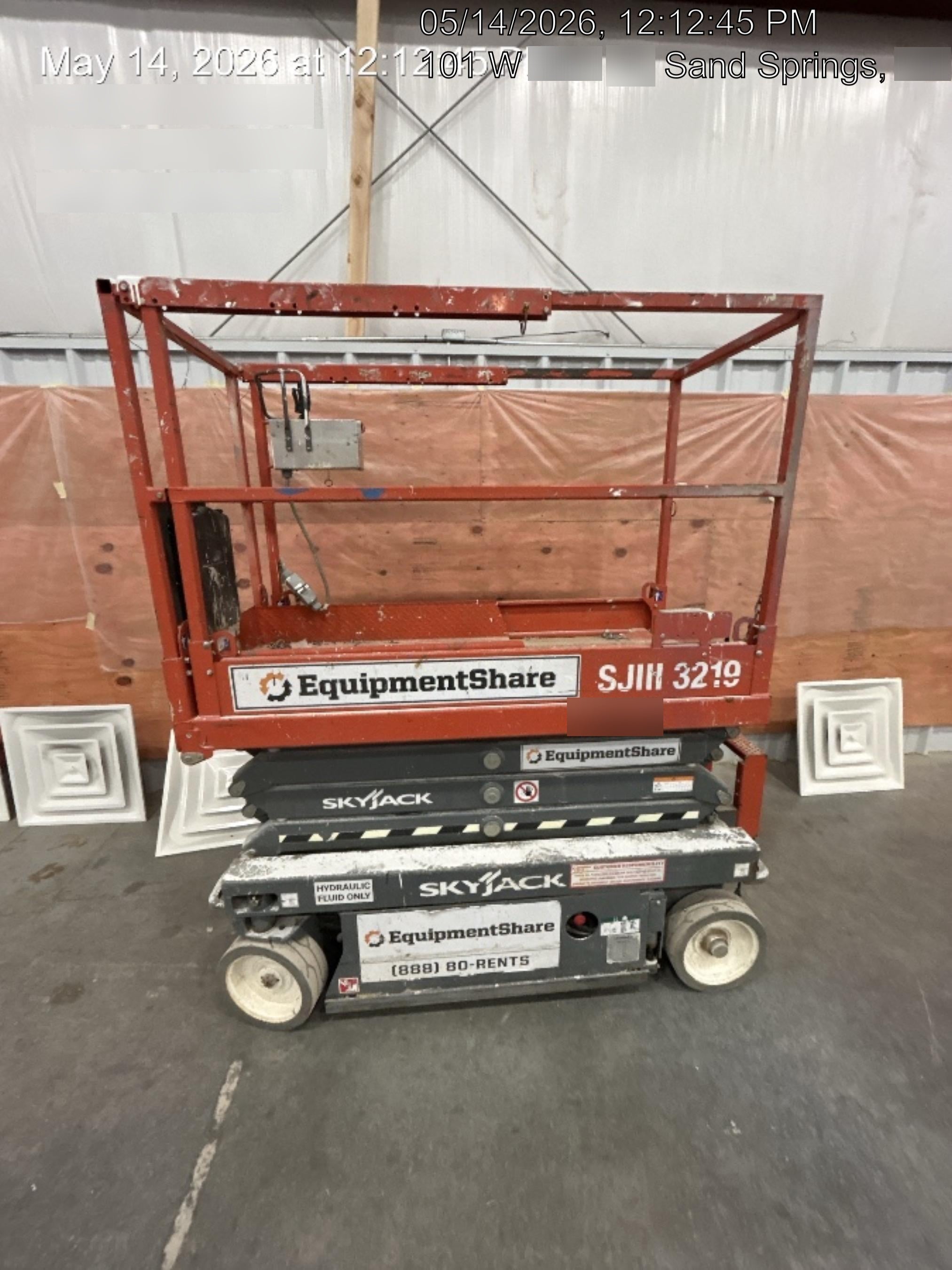2019 Skyjack SJIII-3219 Standard Options, Trojan Batteries