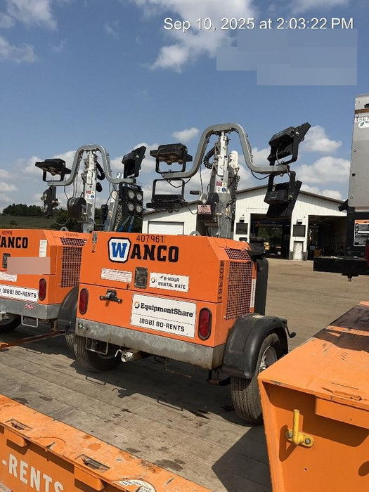 2024 Wanco WLTT-4MM4K Diesel, Deep Sea Controller, Shore Power Plug, Auto Start, (4) 350W LED Floodlights, 4kW Generator, 60 Gal Fuel Tank, 2" Ball, T3