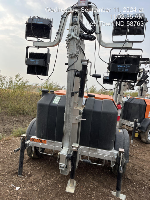 2024 Wanco WLTT-4MM4K Diesel, Deep Sea Controller, Shore Power Plug, Auto Start, (4) 350W LED Floodlights, 4kW Generator, 60 Gal Fuel Tank, 2" Ball, T3