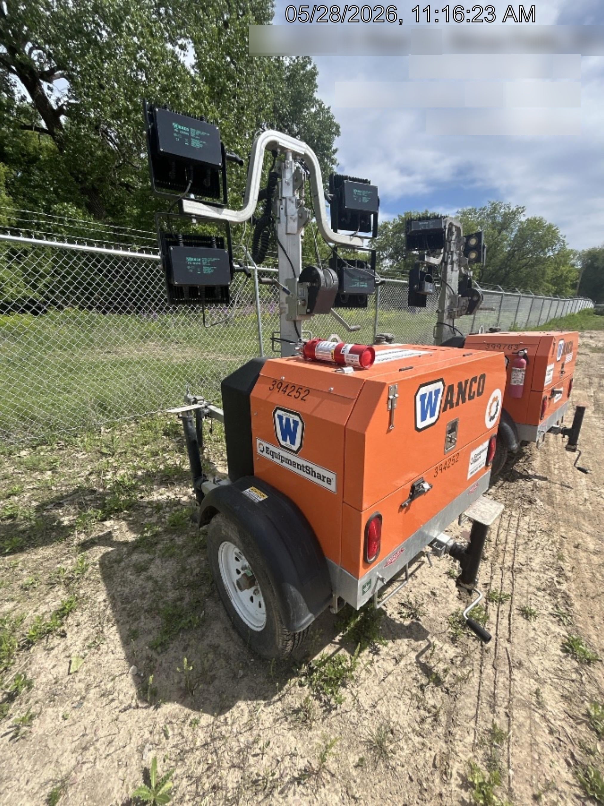 2024 Wanco WLTT-4MM4K Diesel, Deep Sea Controller, Shore Power Plug, Auto Start, (4) 350W LED Floodlights, 4kW Generator, 60 Gal Fuel Tank, 2" Ball, T3
