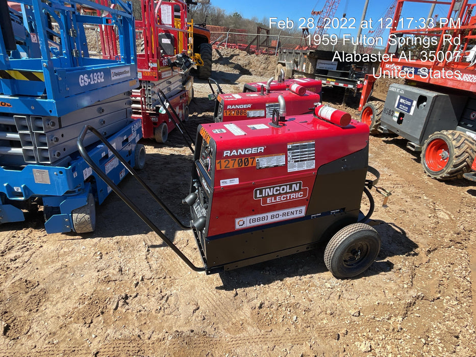 2021 Lincoln Electric Ranger 305 LPG K3430-1, Ranger 305 LPG, Undercarriage, Tank Holder & Strap, 10kw AC Gen, 25hp Kohler LPG Eng