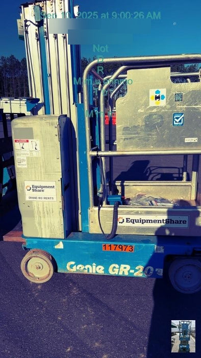 2020 GENIE GR-20