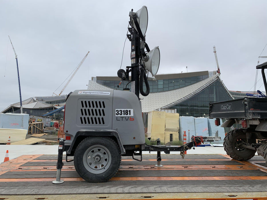 2019 Wacker Neuson LTV6L-MH Wacker Neuson LTV6L Mobile Light Tower w/Fuel Level Sensor Installed