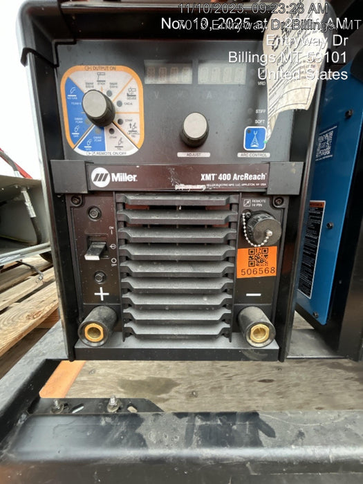 2025 MILLER ELECTRIC XMT 400