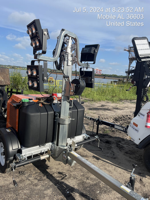 2023 Wanco WLTT-4MM4K Diesel, Deep Sea Controller, Shore Power Plug, Auto Start, (4) 350W LED Floodlights, 4kW Generator, 60 Gal Fuel Tank, 2" Ball, T3