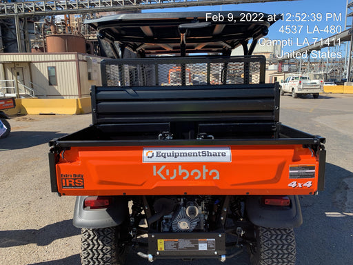 2022 Kubota RTV-X1140W-H Plastic Canopy, Windshield Acrylic Clear, LED Strobe Light, Wire Harness Kit, Back up Alarm