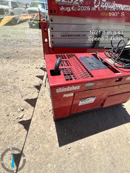 2022 Shindaiwa DGW400MDL Kubota D902 Engine, 23 HP, Dual Op Welder, Wire, Arc, Droop Stick, Tig, and CC Stick Functionality, Simulphase, 3 Phase and 1 Phase Gen Output, Single Axle NB Trlr, Slr Trckl Chrg 12V 12W, Fire Ext