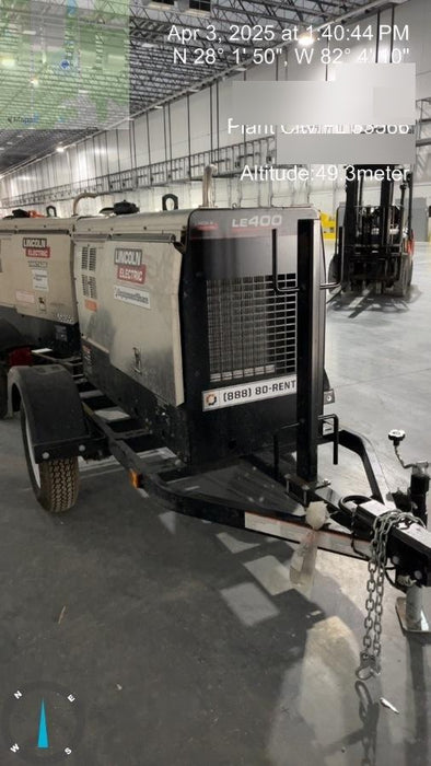 2024 Lincoln Electric LE400 Kubota V1505, Trlr, Cable Rack, Light Kit, ES Decals, T3