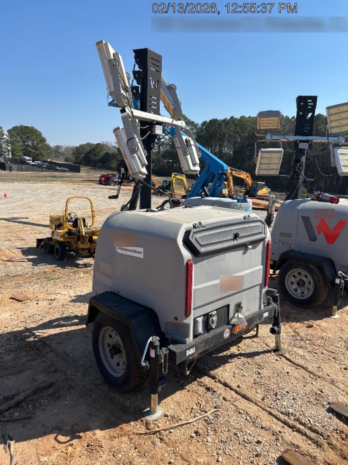2019 Wacker Neuson LTV6K-LED Standard LED Towable Light Tower w/None