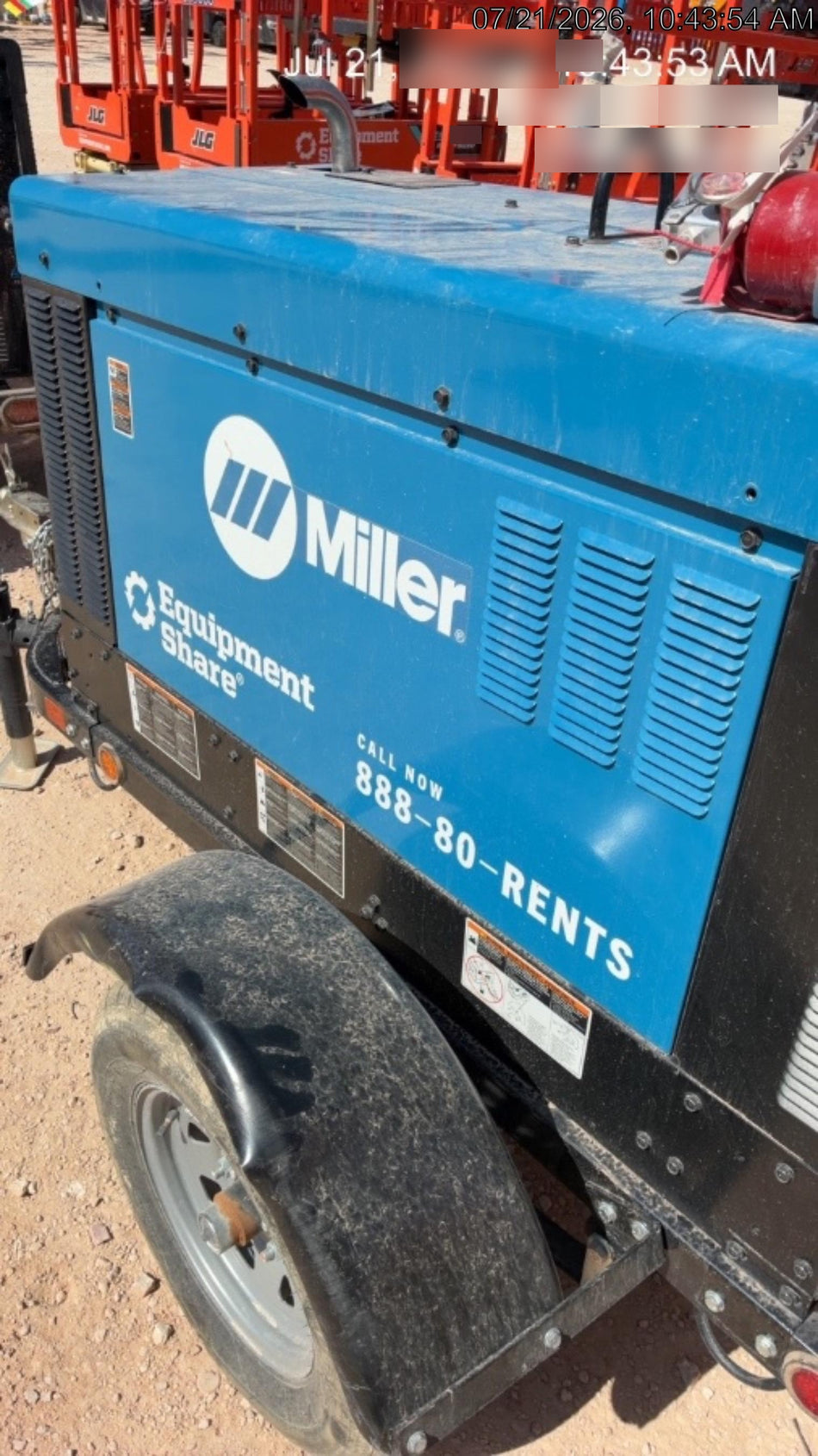 2025 MILLER ELECTRIC BIG BLUE 400