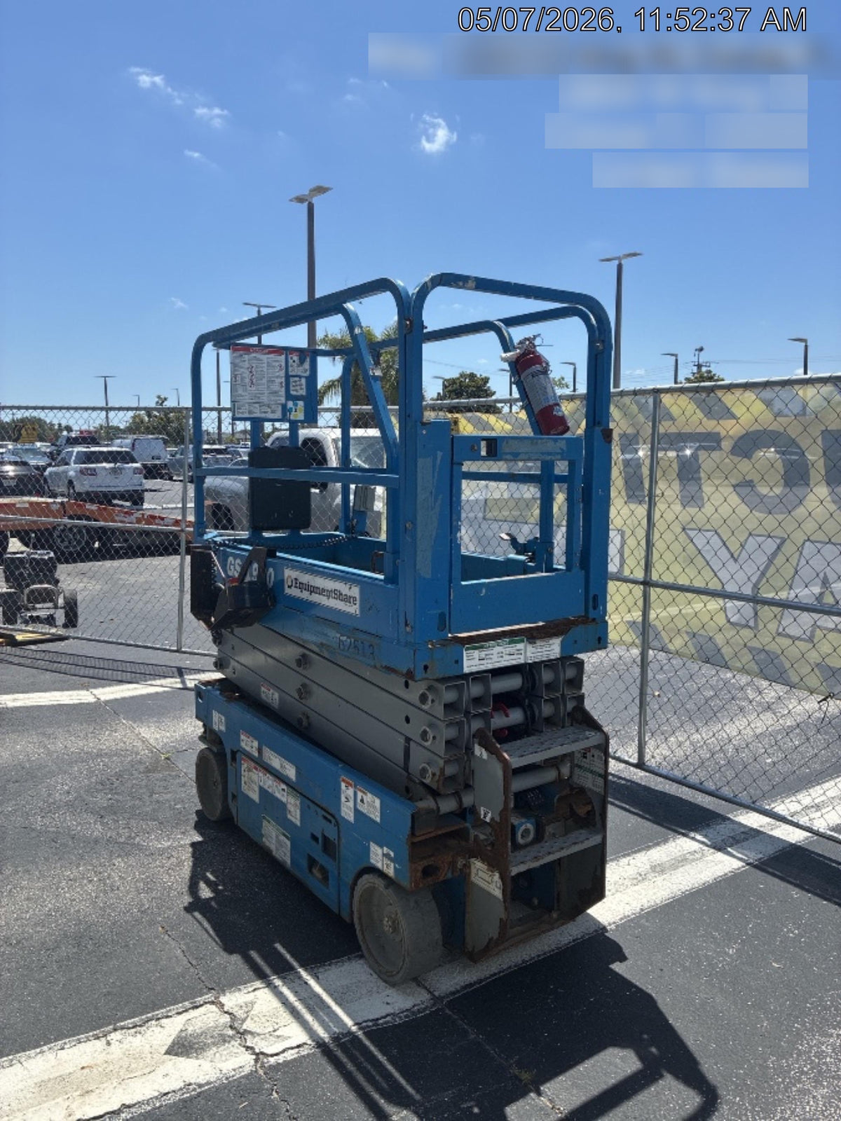 2020 Genie GS-1930 Solid Non Marking Tires, Beacon, Folding rails with half height swing gate